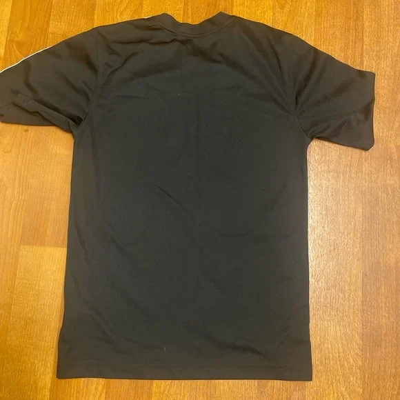 Adidas Black Short Sleeve Tee Classic Athletic Wear - Picture 6 of 14